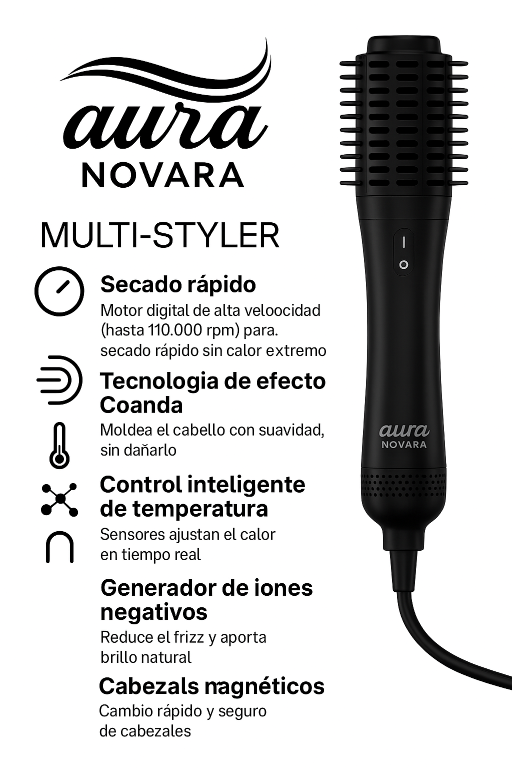 AUTOWRAP VINCA BLU MULTI-STYLER 6 EN 1
